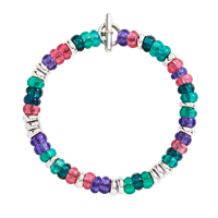 Bracciale Dodo Rondelle in Argento DBC5004_RONDE_VI0AG-3XL